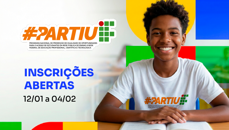 Partiu IF - Inscrições abertas para o curso preparatório gratuito para o Ensino Médio Integrado do Ifes
